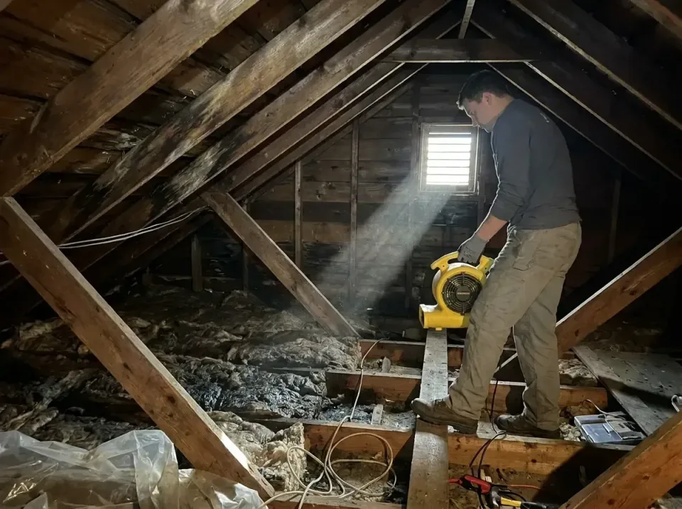 attic-water-damage-drying-proc-007 — frequently asked questions, Emergency Water Extraction & 24/7 Flood Response in Brownfi…
